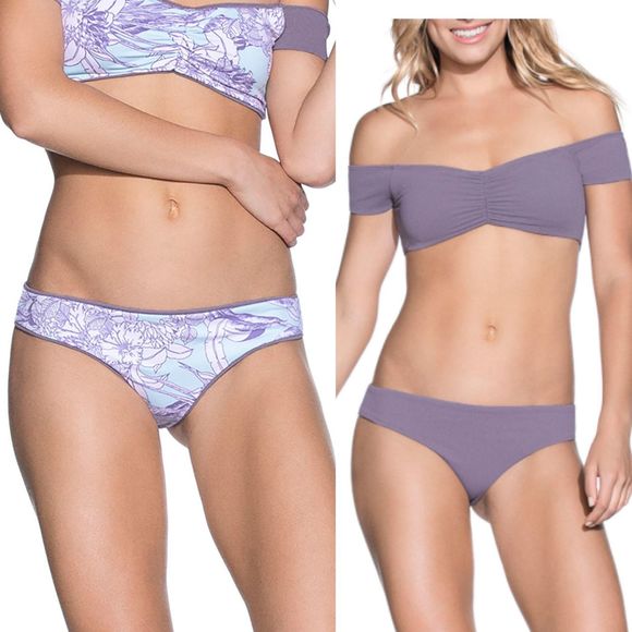 Maaji Other - Maaji Purple Signature Reversible Bikini Bottoms